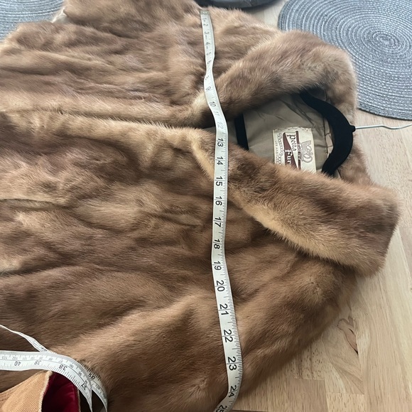 Vintage minks fur cape jacket - Picture 10 of 11